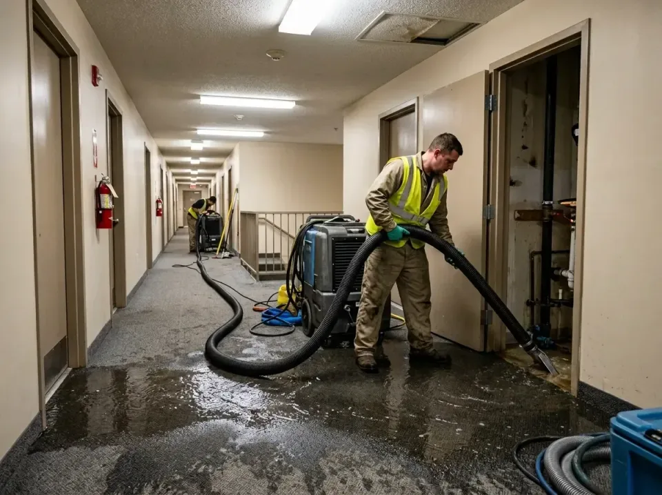 multi-unit-apartment-hallway-f-005 — frequently asked questions, Emergency Burst Pipe Water Extraction & Removal in Mobridge…